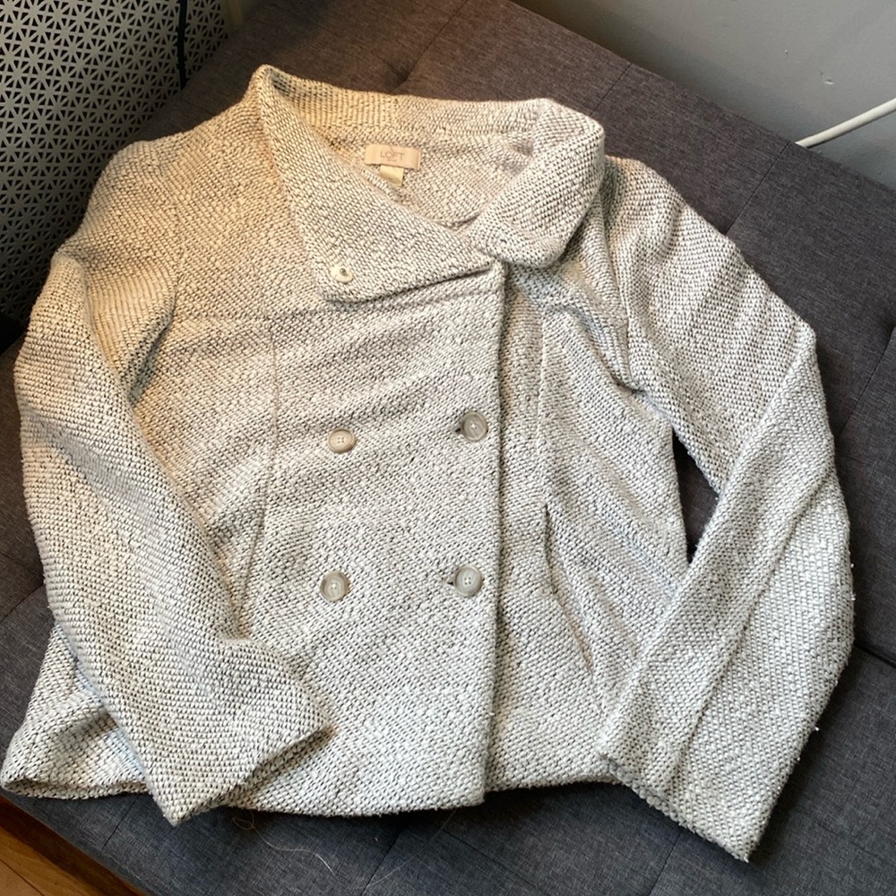 Loft tweed coat medium